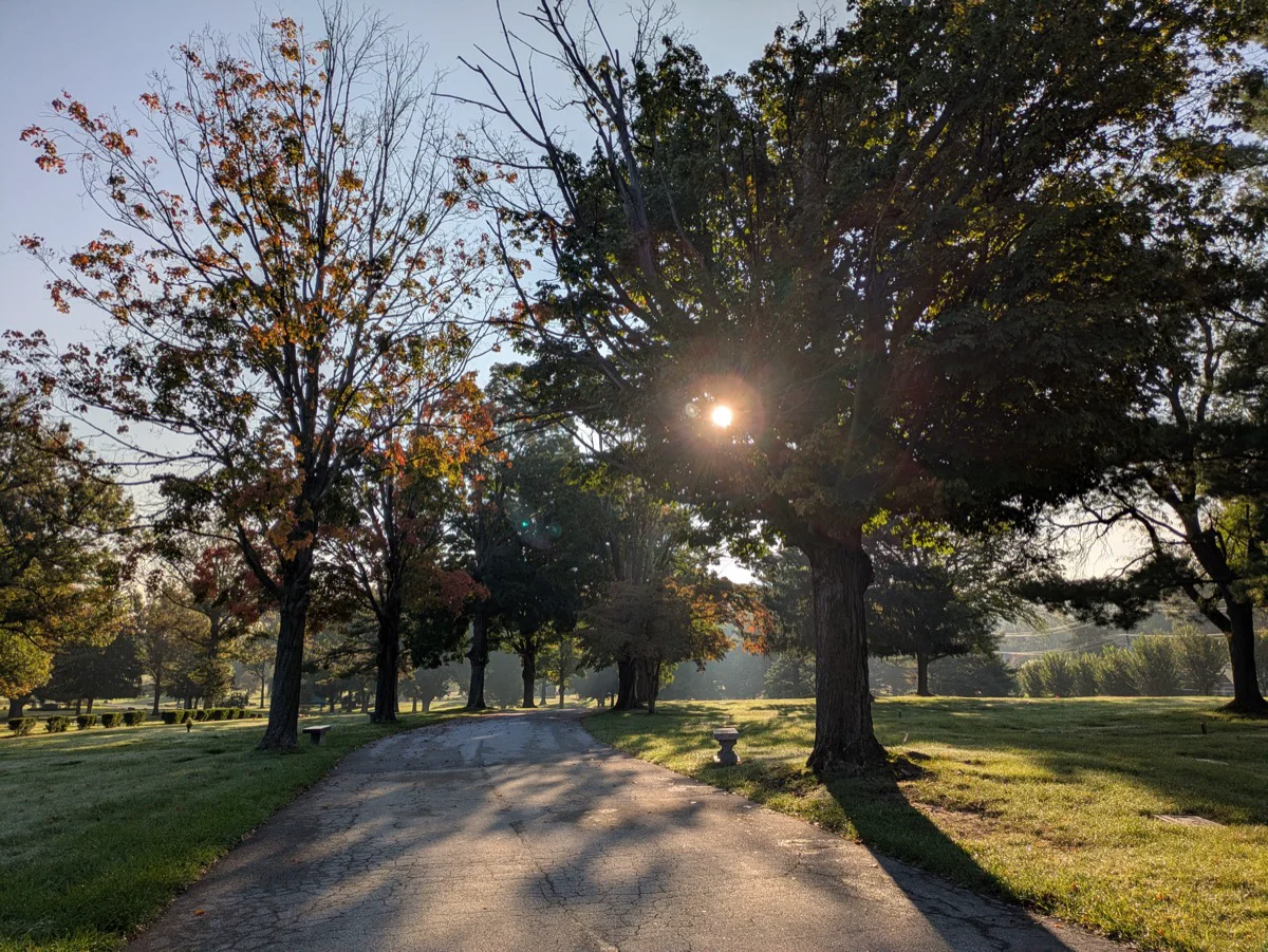 Valley Forge Memorial Gardens - where I take my morning walks