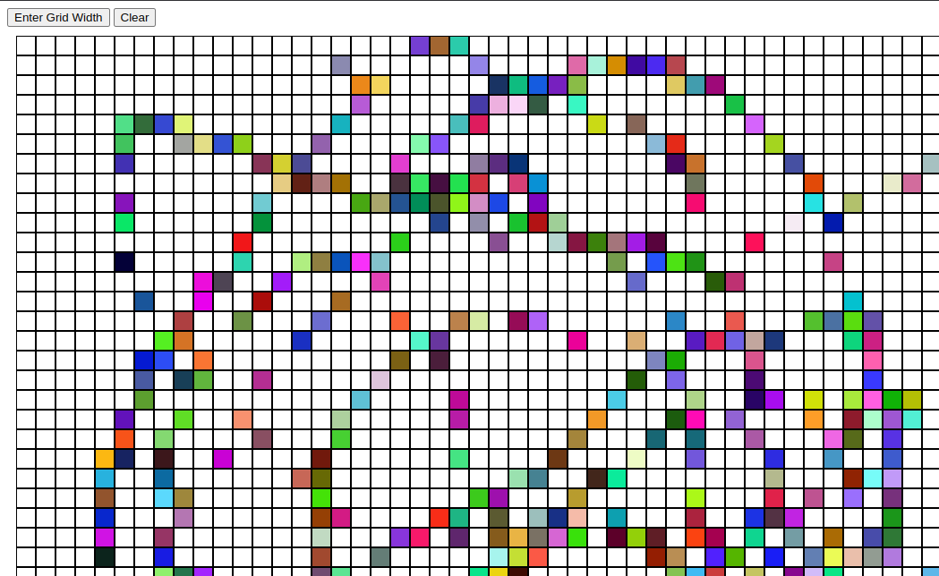 Etch-A-Sketch - Interactive web-based colorful drawing application